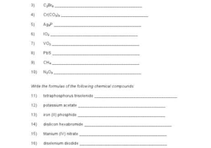 Molecular Compounds Worksheet Answers or Beautiful Naming Chemical Pounds Worksheet Luxury Write My