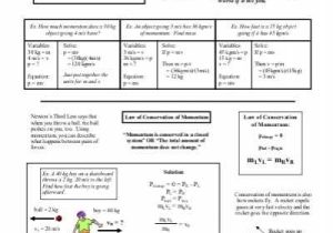 Momentum Impulse and Momentum Change Worksheet Answers Physics Classroom Along with Momentum and Impulse Worksheet