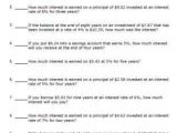 Monetary Policy Worksheet Answers or Simple Interest Worksheets with Answers