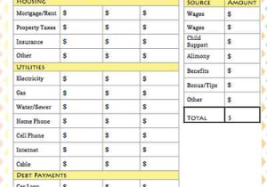 Monthly Expense Worksheet Free Also Your 7 Step Guide to Making A Personal Bud
