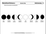 Moon Phases Worksheet Answers as Well as Phases the Moon Worksheet Moon Phases Lunar Phase
