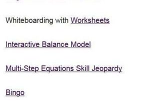 Multi Step Equations Worksheet or 11 Activities to Make Practicing Multi Step Equations Awesome