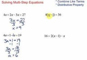 Multi Step Equations Worksheet Variables On Both Sides Also Worksheets 45 Inspirational solving Equations with Variables Both