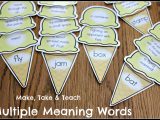 Multiple Meaning Words Worksheets 5th Grade as Well as Words with Multiple Meanings Worksheet 6th Grade Meaning Ice Cream