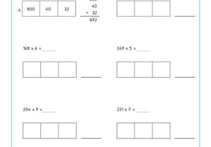 Multiply Using Partial Products 4th Grade Worksheets together with Partial Products Worksheets the Best Worksheets Image Collection