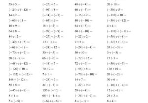 Multiplying and Dividing Integers Worksheet 7th Grade and Divisions Division S Worksheets Multiply and Divide Worksheet for