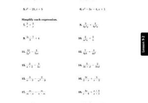 Multiplying and Dividing Rational Expressions Worksheet Answer Key Also Adding and Subtracting Rational Numbers Worksheet