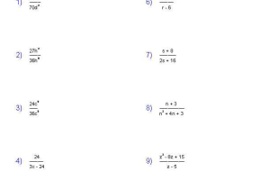 Multiplying and Dividing Rational Expressions Worksheet Answer Key Also Simplifying Rational Expressions Worksheets