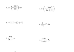 Multiplying and Dividing Rational Expressions Worksheet Answer Key as Well as Algebra Worksheet Simplifying Algebraic Expressions with Two