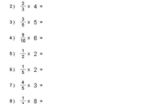 Multiplying and Dividing Rational Numbers Worksheet 7th Grade with Multiplying Fractions with whole Numbers Worksheets
