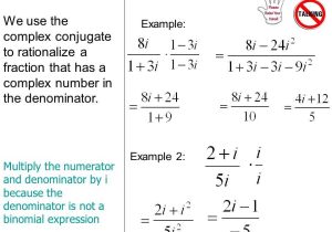 Multiplying Complex Numbers Worksheet as Well as Quick Crisp Review Plex Numbers Conjugates What Happens when You