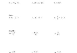 Multiplying Complex Numbers Worksheet or Worksheets 49 Awesome Simplifying Radicals Worksheet Hi Res