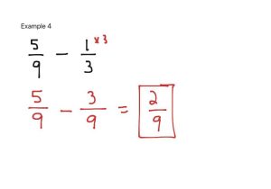 Multiplying Fractions with Cross Canceling Worksheet or Adding and Subtracting Fractions Math Showme