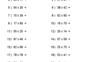 Multiplying Fractions Worksheets 5th Grade Also Beginning 5th Grade Math Worksheets Best Division Math Facts