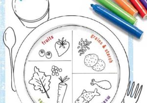 My Plate Worksheets or A Great "color Your Plate" Activity for Kids Pinning Here Not for