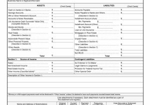 Name that Investment Worksheet and Template for Personal Financial Statement with Personal Financial
