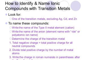 Naming Compounds Containing Polyatomic Ions Worksheet or Chapter 2a Antacids Ppt