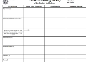 Non Profit Budget Worksheet Download with toronto Debating society Adjudication