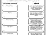 Nonverbal Communication Worksheet Answers and social Skills Worksheets Nonverbal Munication What is It social