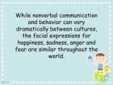 Nonverbal Communication Worksheet Answers and the Various Types Of Nonverbal Munication are Basically forms Of