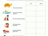 Noun Verb Sentences Worksheets together with All About Adverbs Verbs and Adverbs 1