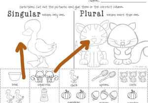Nouns Worksheet 2nd Grade Along with Plural Nouns Worksheets for Kindergarten Into Grammar