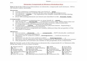 Nova Hunting the Elements Worksheet Answer Key together with Worksheet Elements Pounds Mixtures Brunokone and Answers