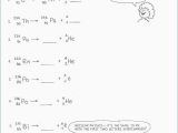 Nuclear Equations Worksheet with Answers with Balancing Nuclear Equations Worksheet Answers Gallery Worksheet