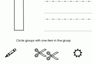 Number 1 Worksheets for Preschool and Free Printable Numbers for Preschoolers Worksheets for All