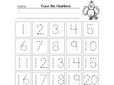 Number 1 Worksheets for Preschool as Well as Trace Numbers 1 20 for Your Beloved Preschool or Kindergarten Kids