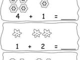 Number 4 Worksheets and Adding Numbers with Flowers Sums to 5 3 4
