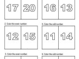 Number 4 Worksheets as Well as Kindergarten Worksheets for Odd and even Numbers Kidz Activities