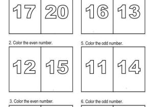 Number 4 Worksheets as Well as Kindergarten Worksheets for Odd and even Numbers Kidz Activities