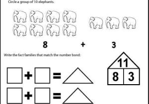Number Bonds Worksheets together with Number Bonds to 11 Free Math Worksheets