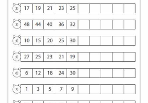 Number Sequence Worksheets with Standard Number Pattern Tutoring Pinterest