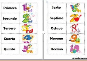 Number Worksheets for Kindergarten with Numeros ordinales En Ingles Pdf Moln Movies and Tv 2018
