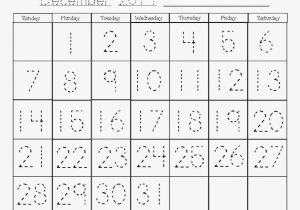 Number Writing Practice Worksheets Along with 1 2 3 Countdown to Christmas Alphabetically