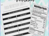 Nutrition Label Worksheet as Well as Importance Nutrition Labels Unique Nutrition Label Worksheet New