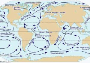 Ocean Surface Currents Worksheet with Ocean Current