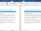 Office 365 Cost Comparison Worksheet as Well as How to Pare Documents Side by Side In Word 2016