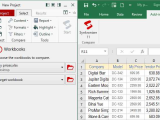 Office 365 Cost Comparison Worksheet as Well as How to Pare Two Excel Files with the Synkronizer Add In
