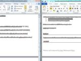 Office 365 Cost Comparison Worksheet or Microsoft Word 2010 View Two Documents Side by Side