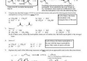 Organic Chemistry Worksheet with Answers together with organic Reactions Pogil Answer Key