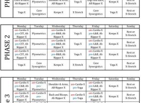 P90x Legs and Back Worksheet with 76 Best P90x Images On Pinterest