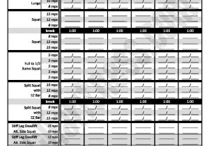 P90x Plyometrics Worksheet with Free Improved Body Beast Workout Sheets