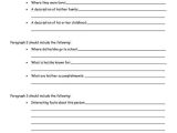 Paragraph Correction Worksheets or Biography Report Outline Worksheet Writing Pinterest