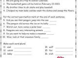 Paragraph Correction Worksheets together with Grammar for Second Grade Ela for 2nd Grade Mas Punctuation