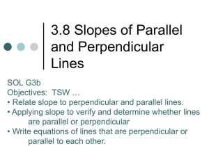 Parallel and Perpendicular Lines Worksheet Answer Key with How Do You Write An Equation In Point Slope form for the Per