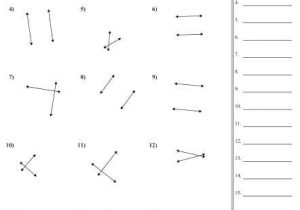 Parallel and Perpendicular Worksheet Answers or Parallel Perpendicular and Intersecting Lines Worksheet Answers