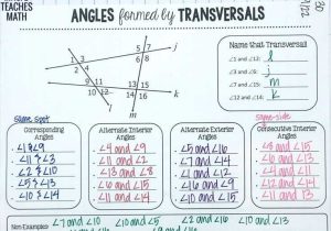 Parallel Lines Cut by A Transversal Worksheet Answer Key Along with Parallel Lines and Transversals Worksheet Inspirational 35 Handy